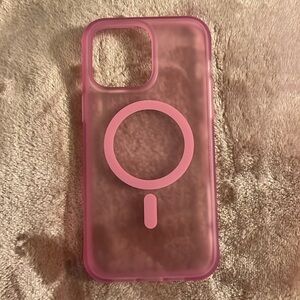Matte Pink MagSafe iPhone 14 Pro Max Case